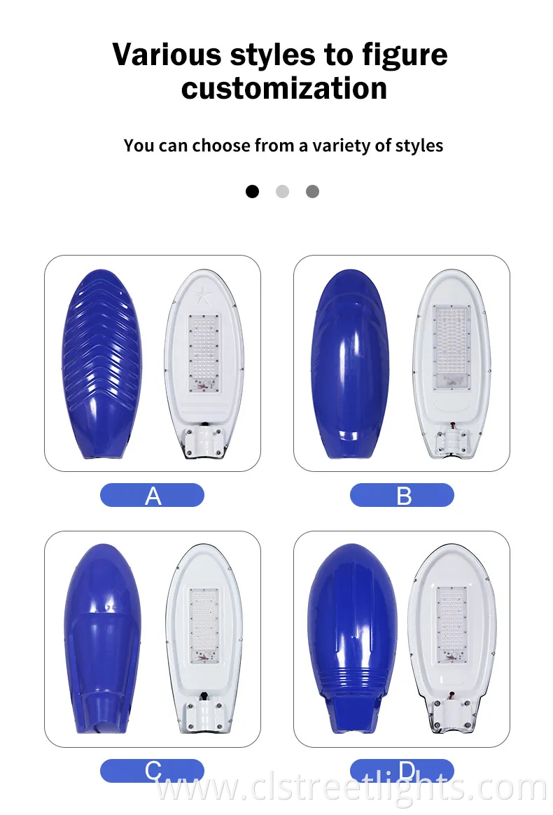 IP65 200W Integrated All in Two Solar Panel LED Street Light